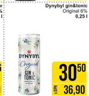 Dynybyl gin&tonic Original 6%, 0,25 l