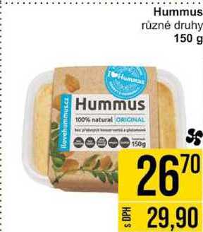 Hummus různé druhy, 150 g 