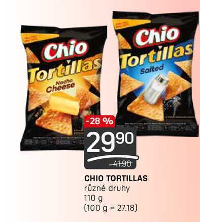 CHIO TORTILLAS různé druhy 110 g 