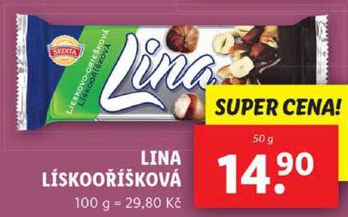 LINA LÍSKOOŘÍŠKOVÁ, 50 g