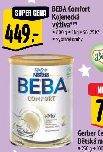 BEBA Comfort Kojenecká výživa, 800 g