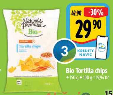 Bio Tortilla chips, 150 g