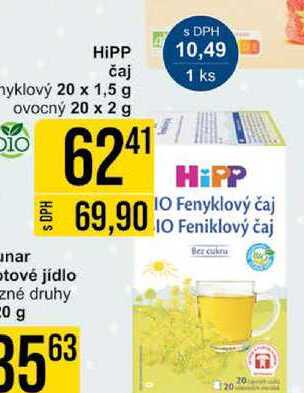 HiPP Fenyklový čaj, 20 x 1,5 g