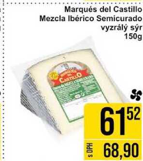 Marqués del Castillo Mezcla Ibérico Semicurado vyzrálý sýr, 150 g