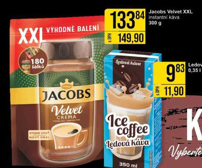 Jacobs Velvet XXL instantní káva, 300 g