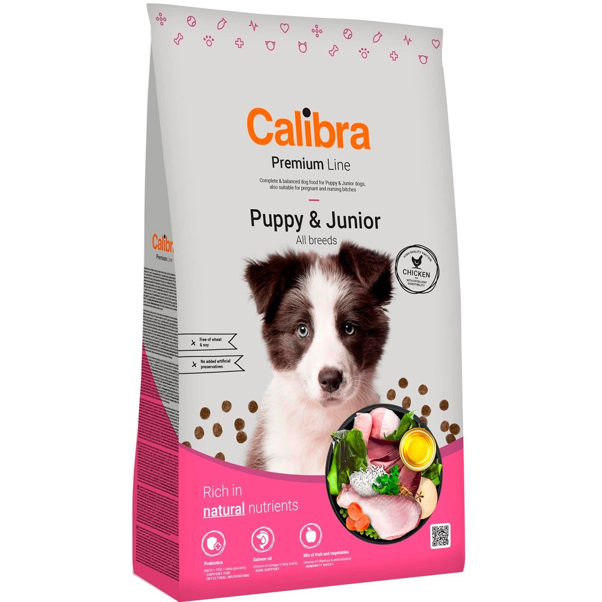 Calibra Dog Premium Line granule pro štěňata a mladé psy s kuřecím