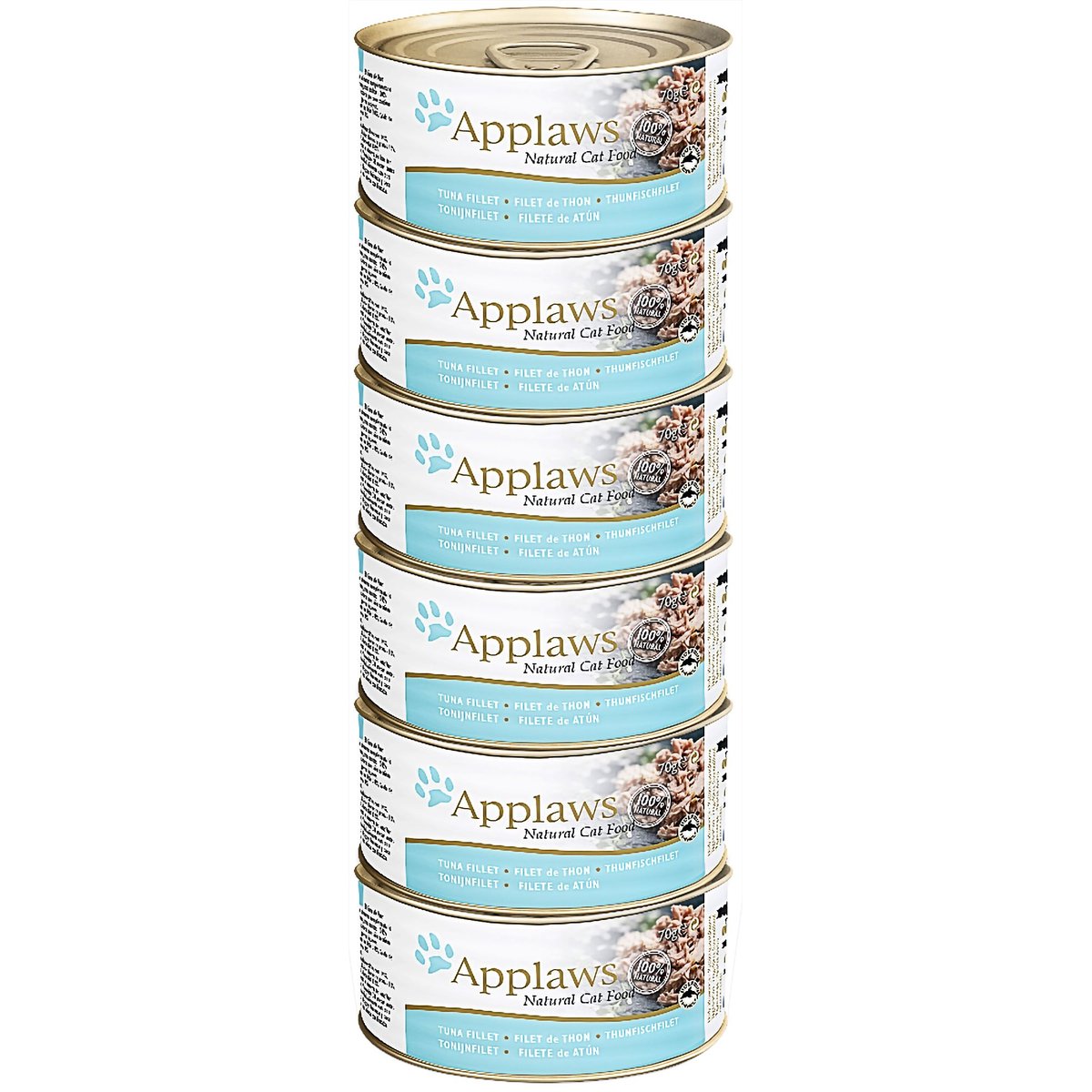 Applaws Cat konzerva tuňák pro kočky (6×70 g)