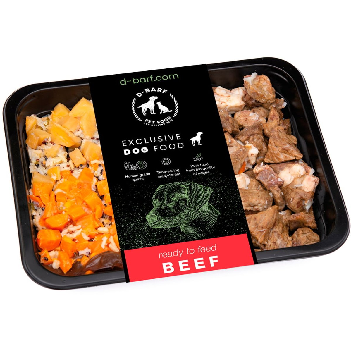 D-BARF Fresh Dog Food hovězí box