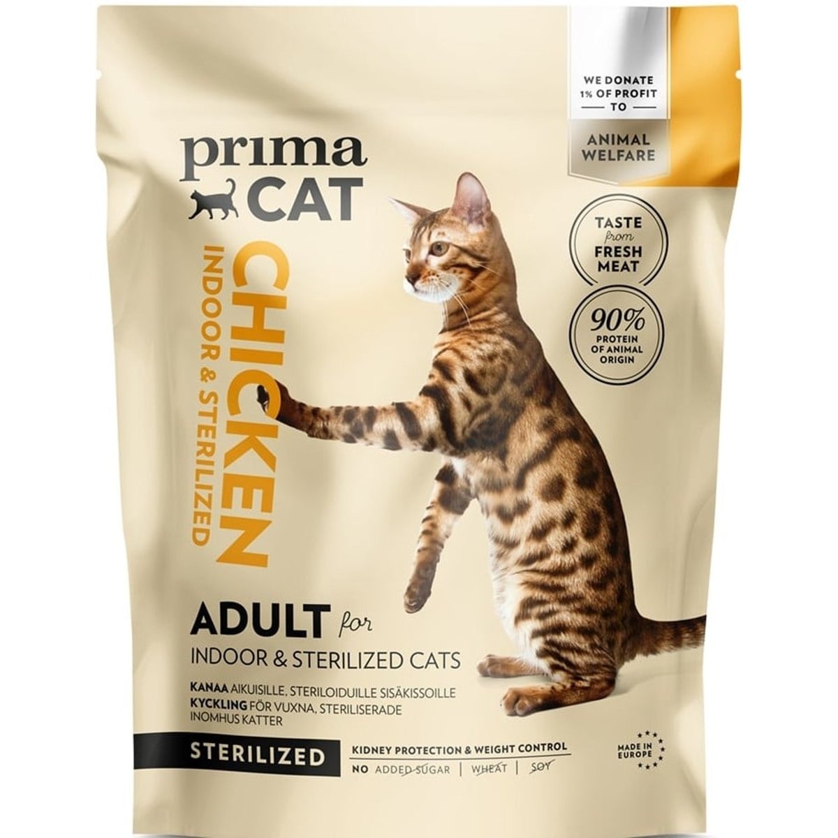 PrimaCat Granule pro kastrované kočky s kuřecím