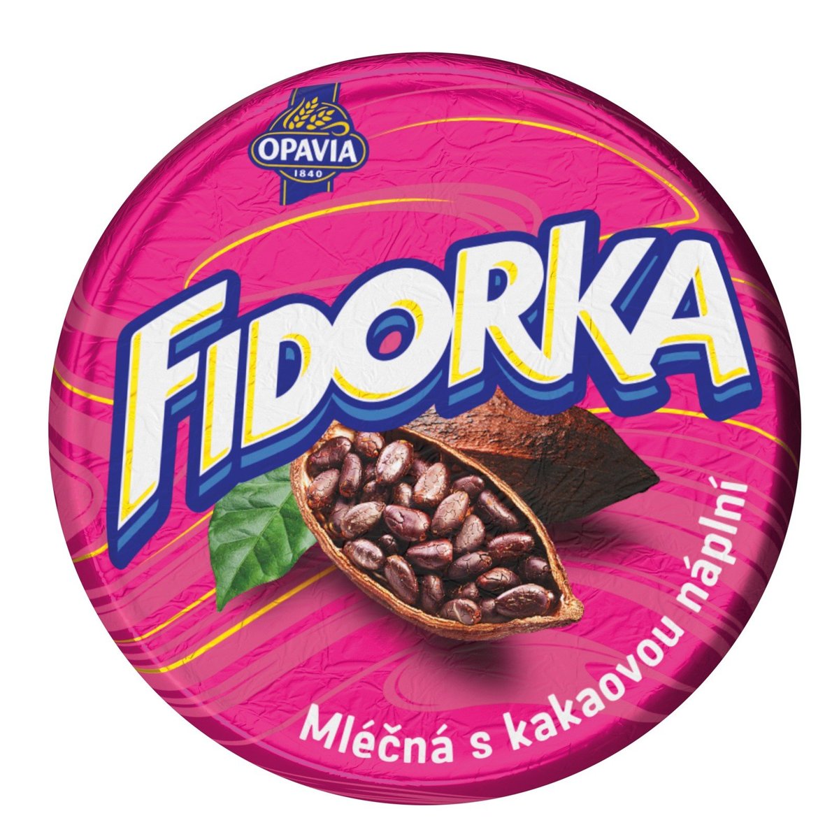 Opavia Fidorka mléčná s kakaovou náplní