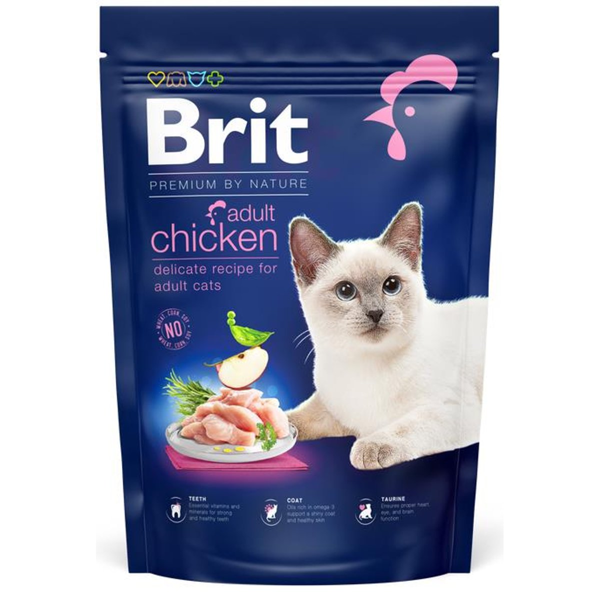 Brit Premium by Nature Adult Chicken pro kočky
