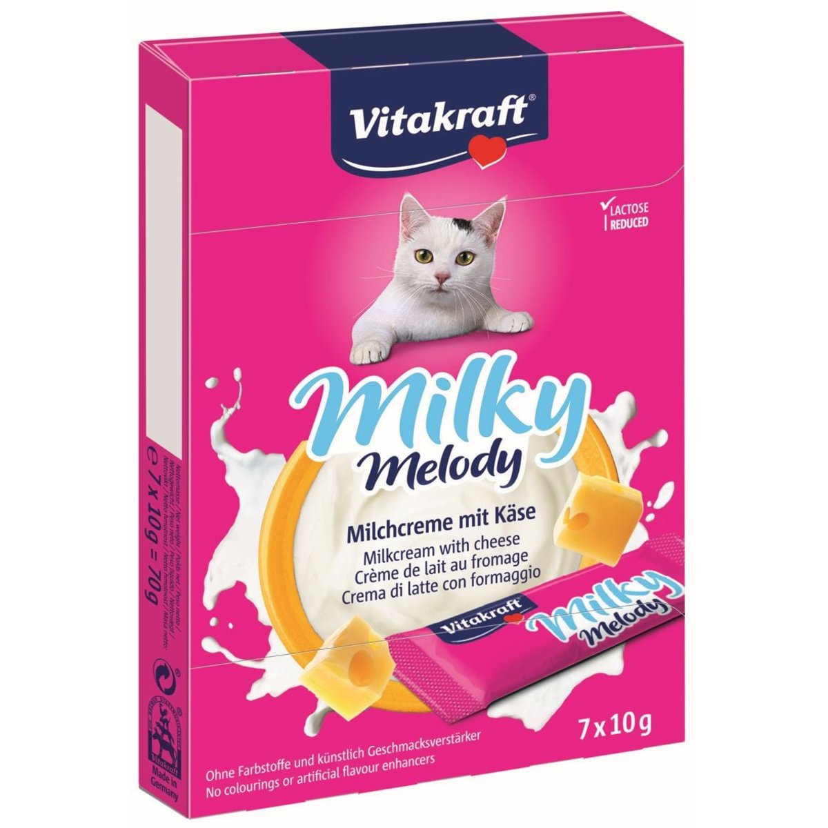 Vitakraft Milky Mléčný krém se sýrem pro kočky