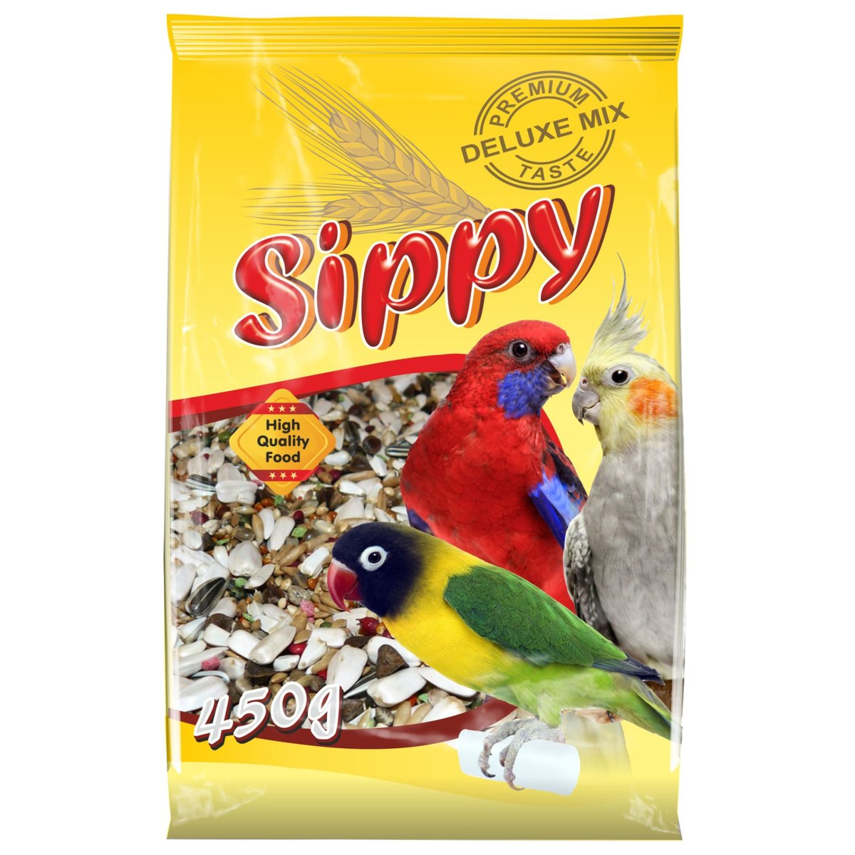 Akinu Sippy Deluxe Krmivo pro malé a střední papoušky