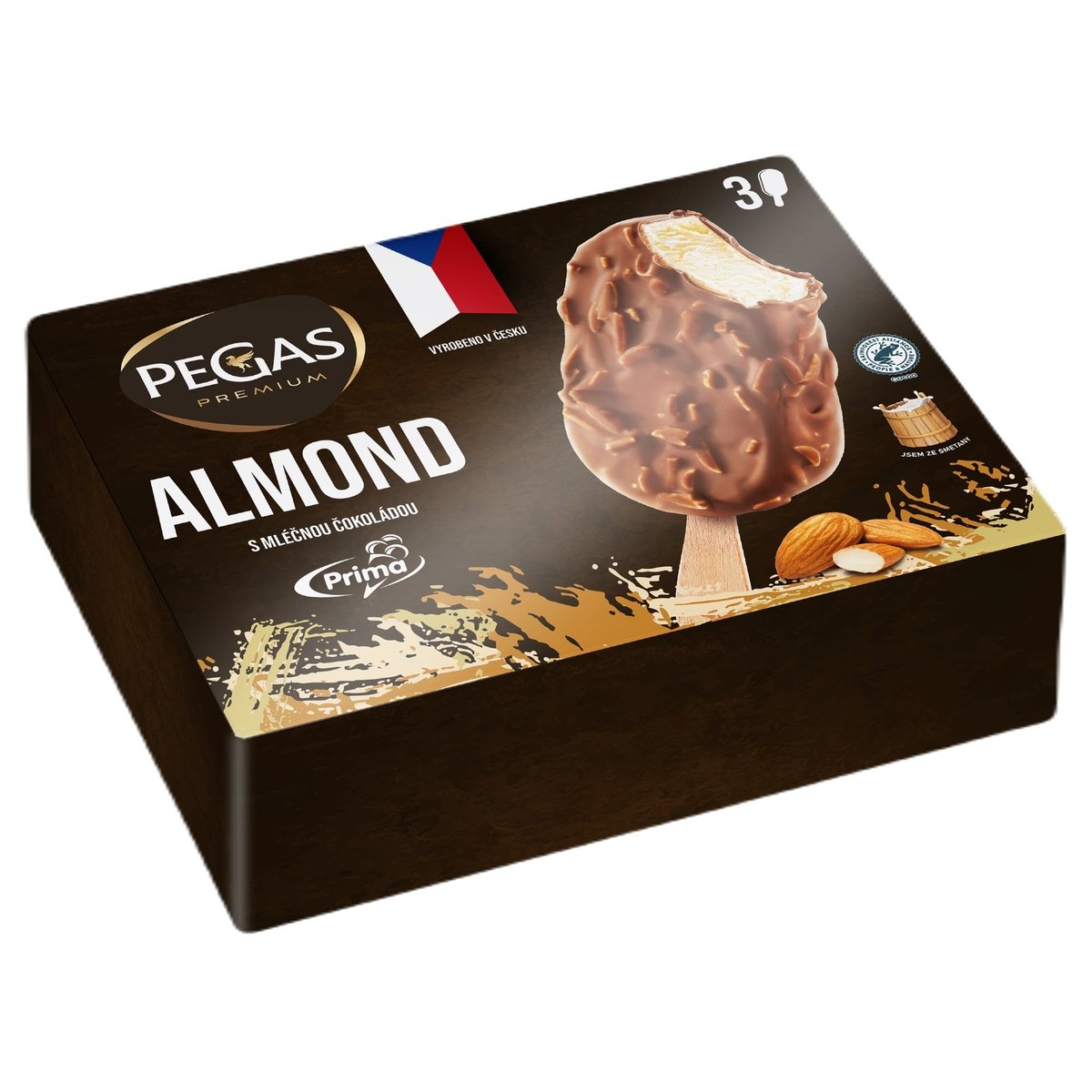 Prima Pegas Premium Almond multipack 3×100 ml