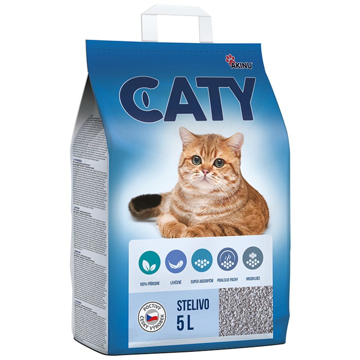 Akinu Caty křemelinové stelivo pro kočky
