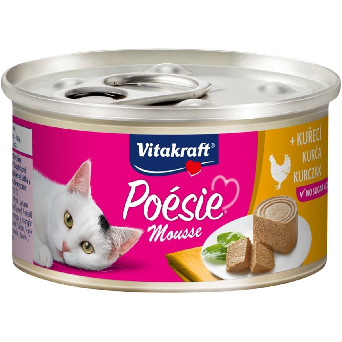 Vitakraft Poésie Mousse Kompletní krmivo pro kočky s kuřecím