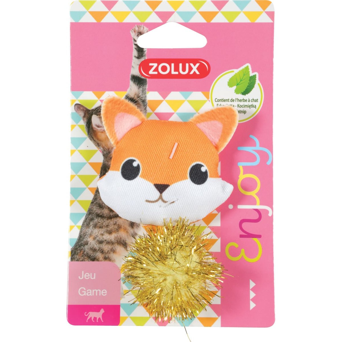 Zolux Hračka pro kočky liška s šantou kočičí