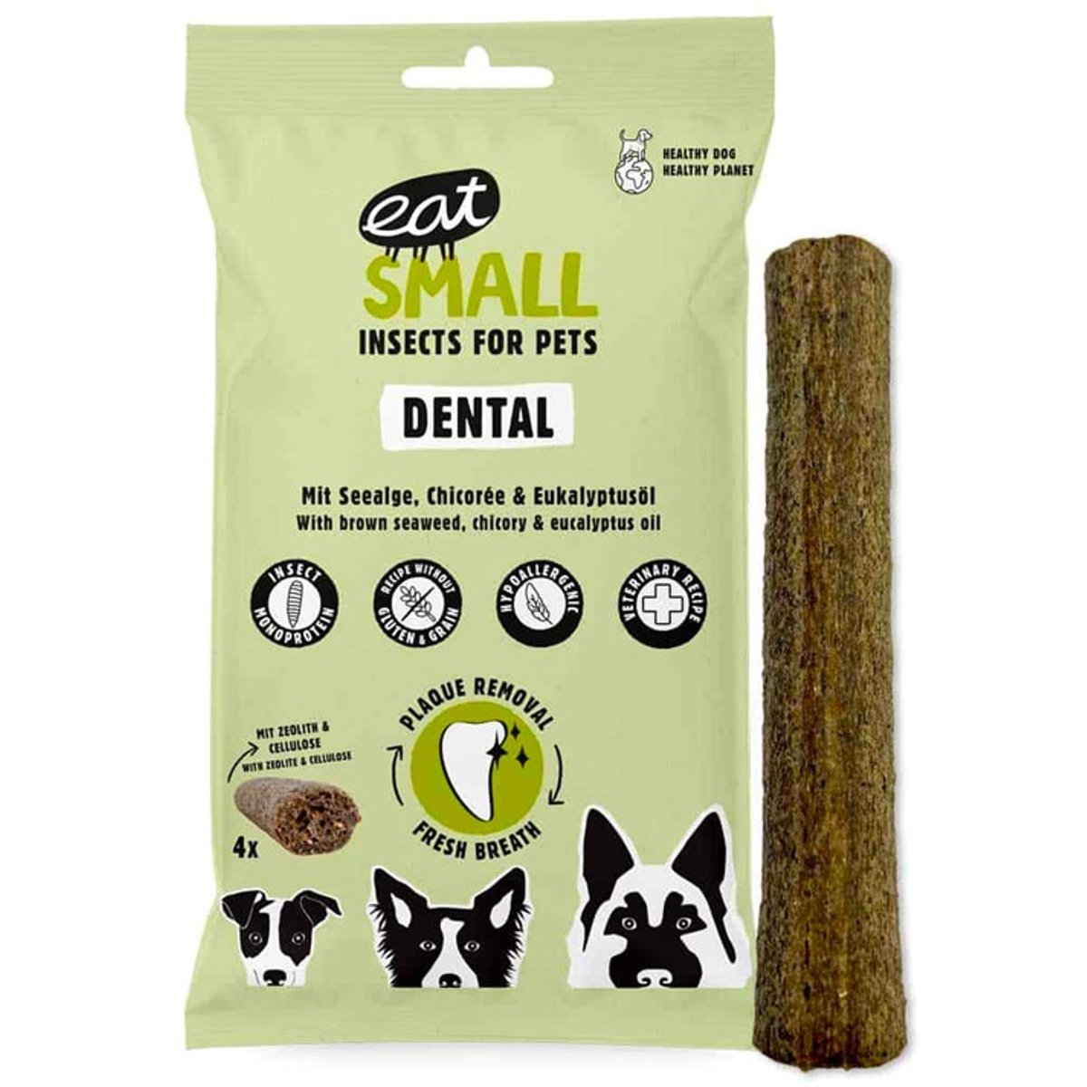 Eat Small Hmyzí dentální tyčinky pro psy