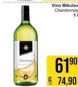 Vino Mikulov Chardonnay, 1 l