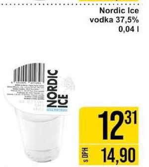 Nordic Ice vodka 37,5%, 0,04 l