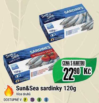 Sun&Sea sardinky 120g 