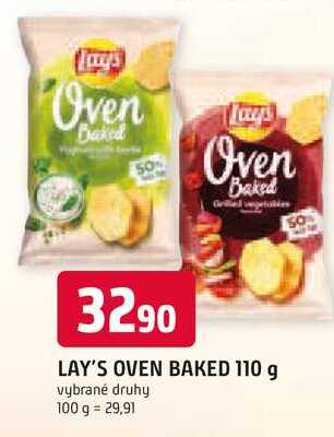 Lay´s Oven Baked 110g, vybrané druhy