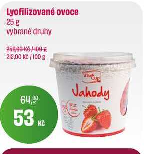 Lyofilizované ovoce 25 g
