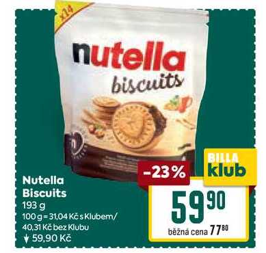 Nutella Biscuits 193 g 