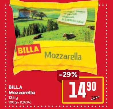 BILLA Mozzarella 125 g