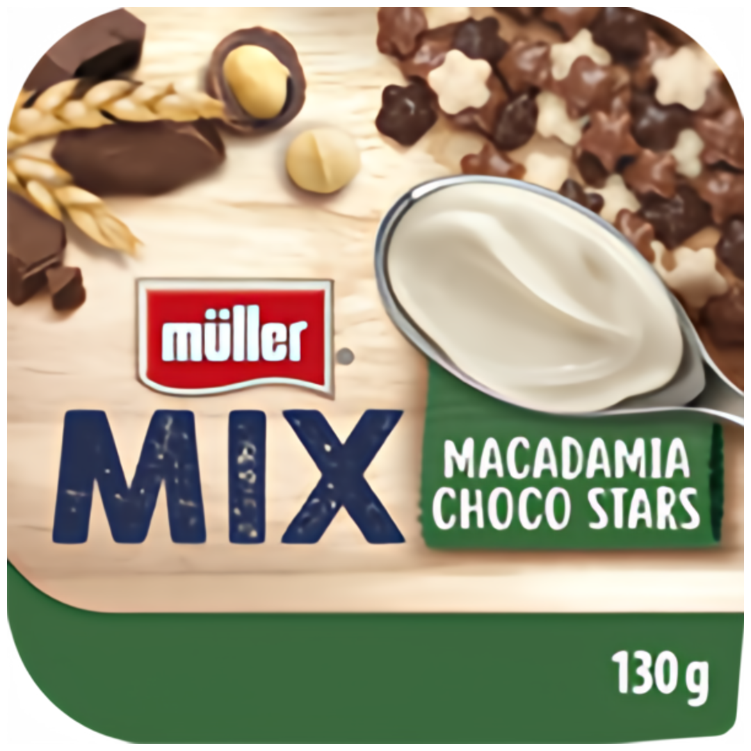 Müller MIX jogurt s čokoladovými hvězdami (4,4%)