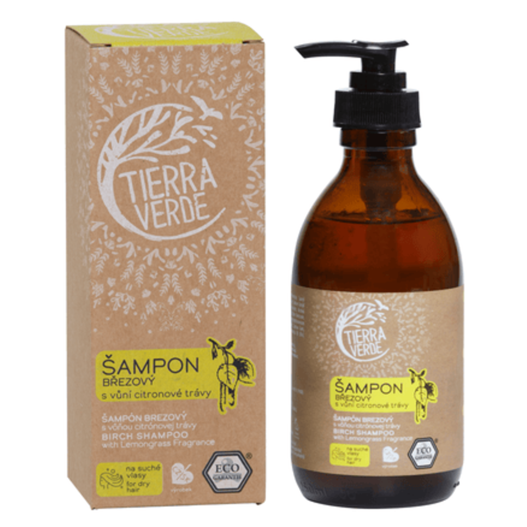 Tierra Verde Šampon březový s vůní citronové trávy
