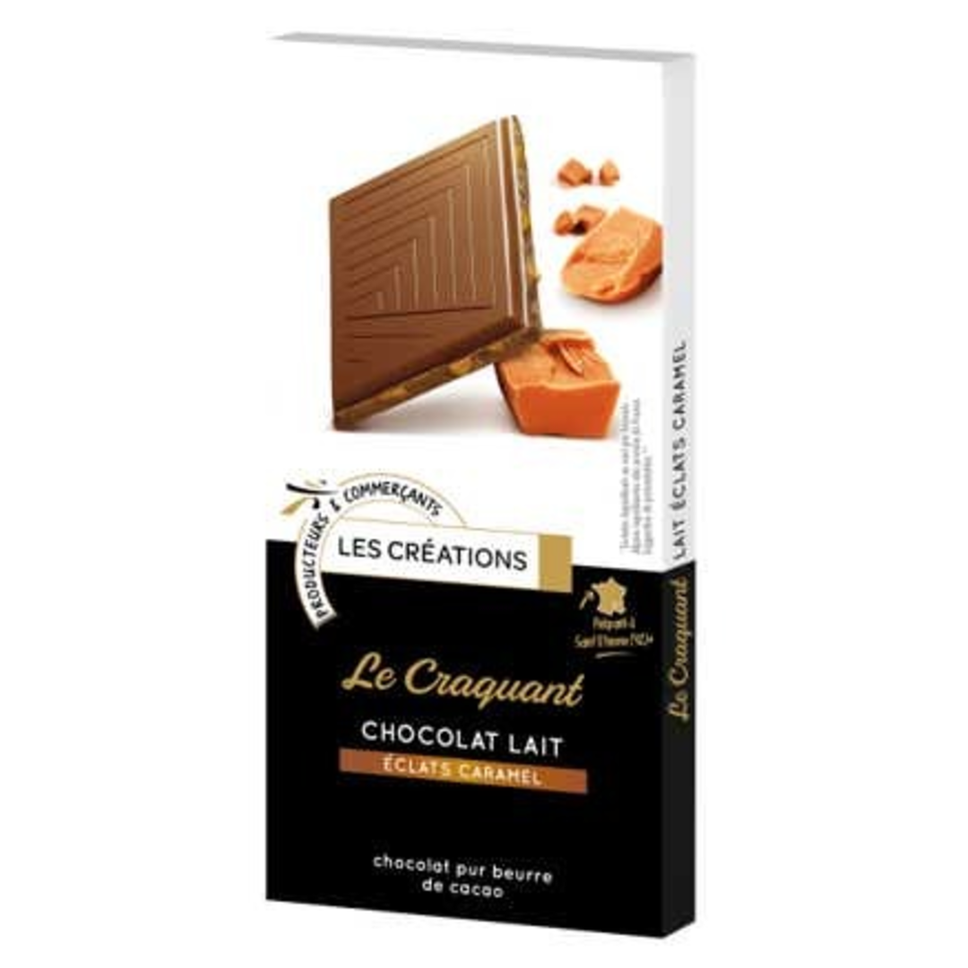Les Créations Mléčná čokoláda s kousky karamelu