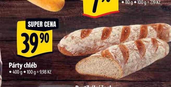   Párty chléb 400 g 