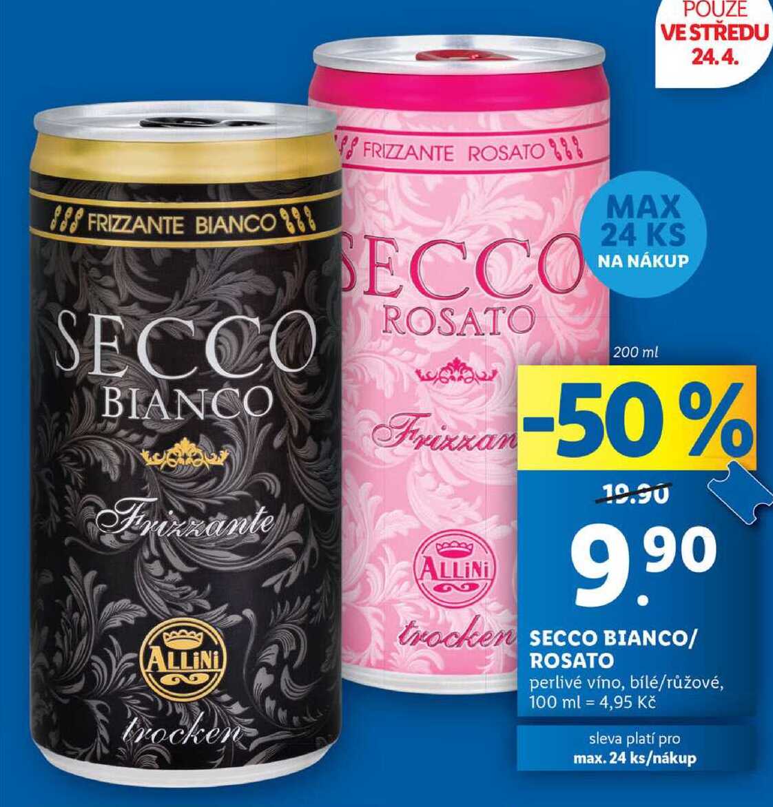 SECCO BIANCO/ROSATO, 200 ml