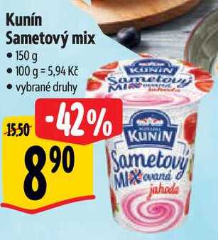 Kunín Sametový mix, 150 g