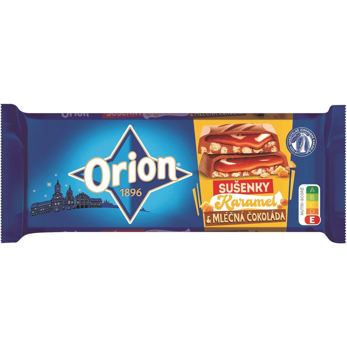 Orion Mléčná čokoláda karamel sušenka