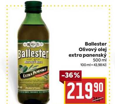 Ballester Olivový olej extra panenský 500 ml 