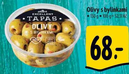 Olivy s bylinkami, 130 g