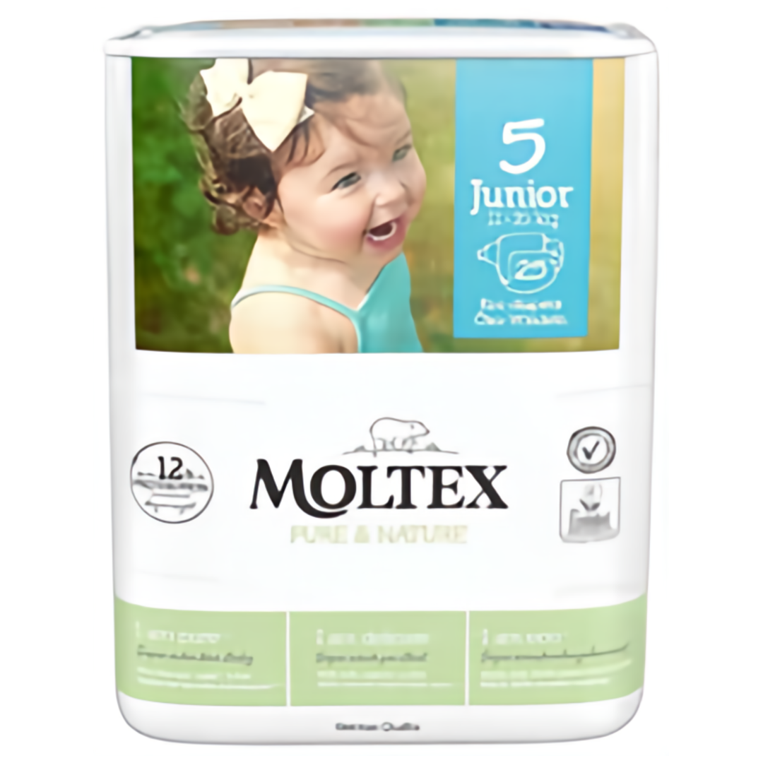 Moltex Pure & Nature Eko Plenky Pure & Nature Junior vel. 5 (11-16 kg)