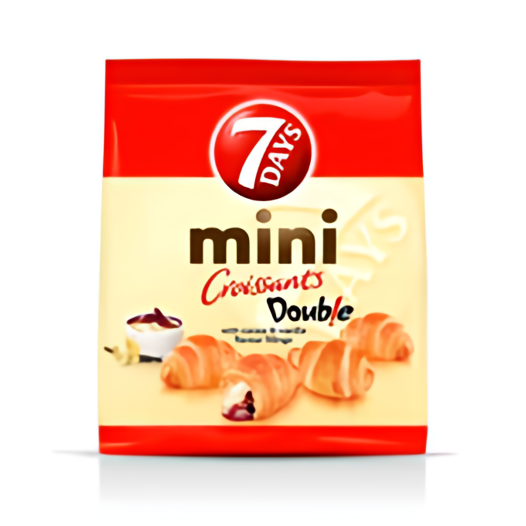 7 Days Mini Croissants double kakao-vanilka