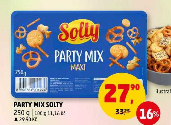 PARTY MIX SOLTY, 250 g 