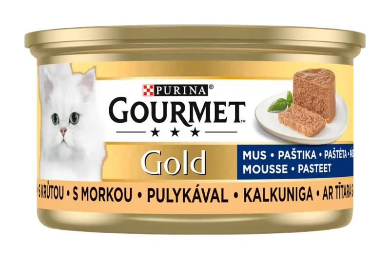 Gourmet Gold Paštika pro kočky s krůtou, 85 g