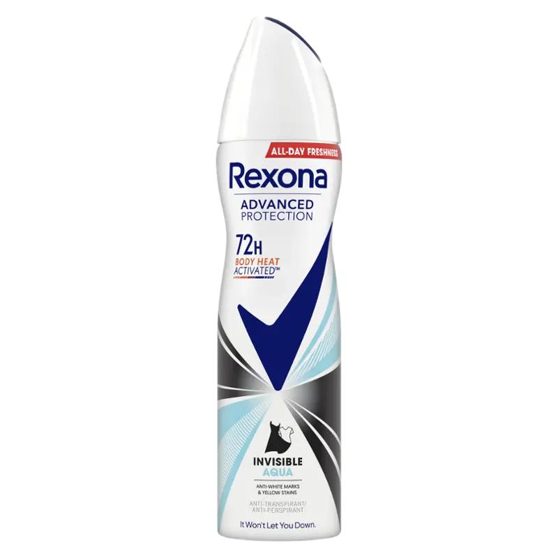 Rexona Antiperspirant sprej Invisible Aqua, 150 ml