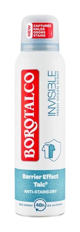 Borotalco Deodorant sprej pro ženy Invisible, 150 ml