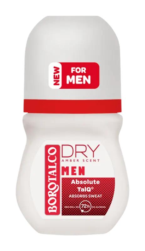 Borotalco Deodorant roll-on pro muže Dry Amber Scent, 50 ml