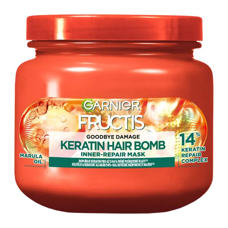 Fructis Maska na vlasy Keratin Hair Bomb, 320 ml