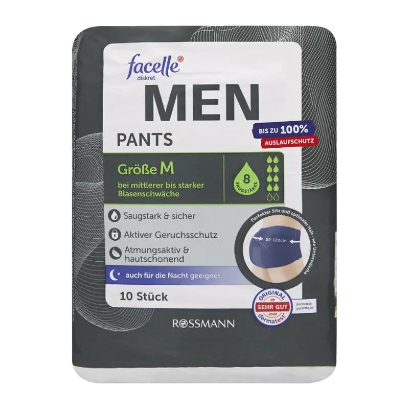 facelle Diskrétní inkontinenční kalhotky Men vel. M, 10 ks