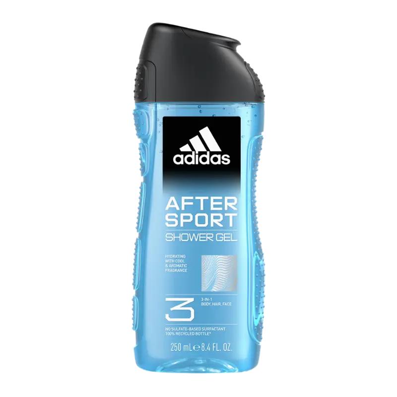 adidas Sprchový gel pro muže 3v1 After Sport, 250 ml