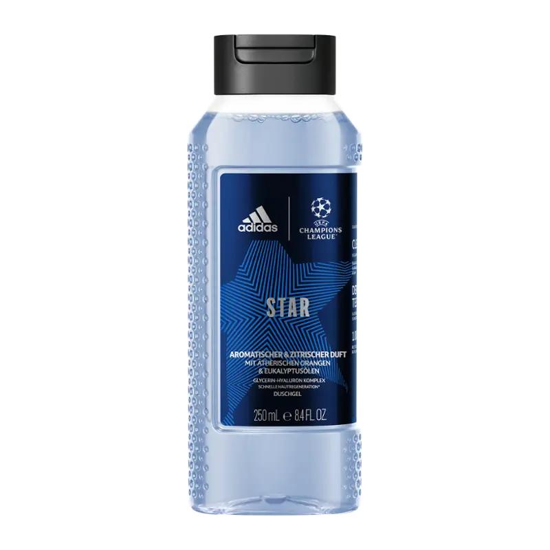 adidas Sprchový gel pro muže UEFA Star Edition, 250 ml