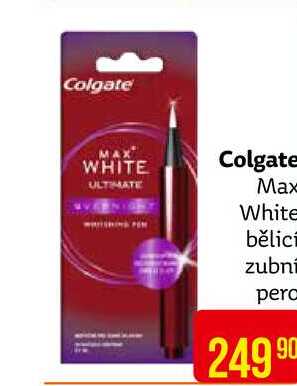 Colgate Max White bělicí zubnī pero 